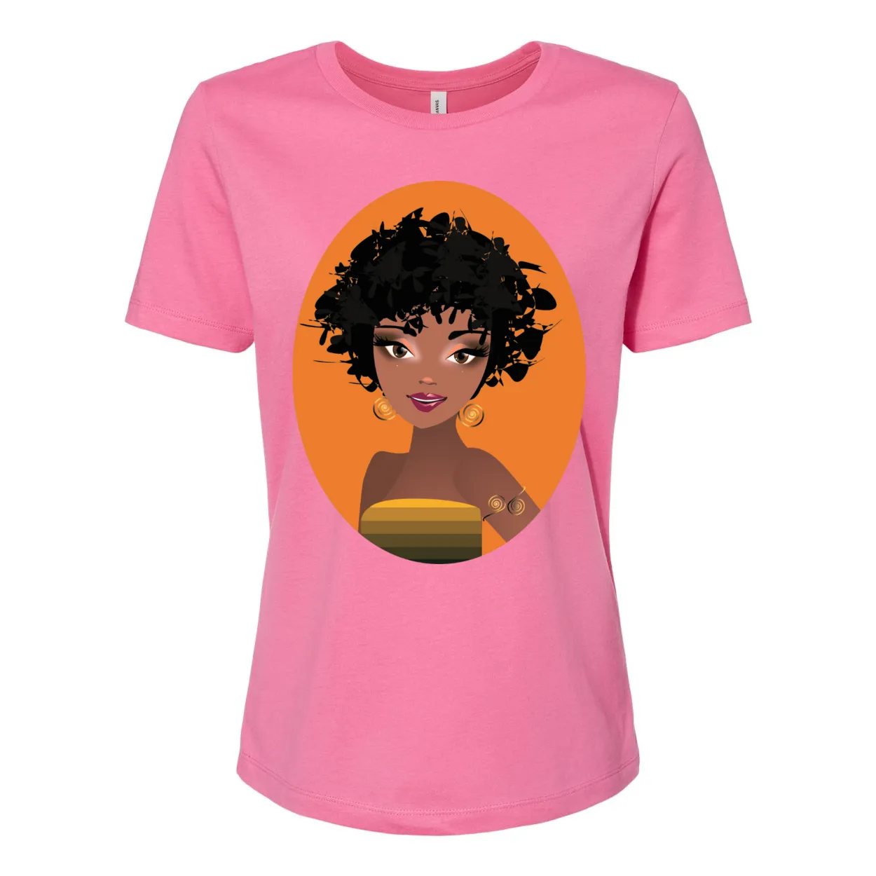 Natural Fro Yelani Tee – Women’s Relaxed Jersey Tee, Comfortable & Stylish