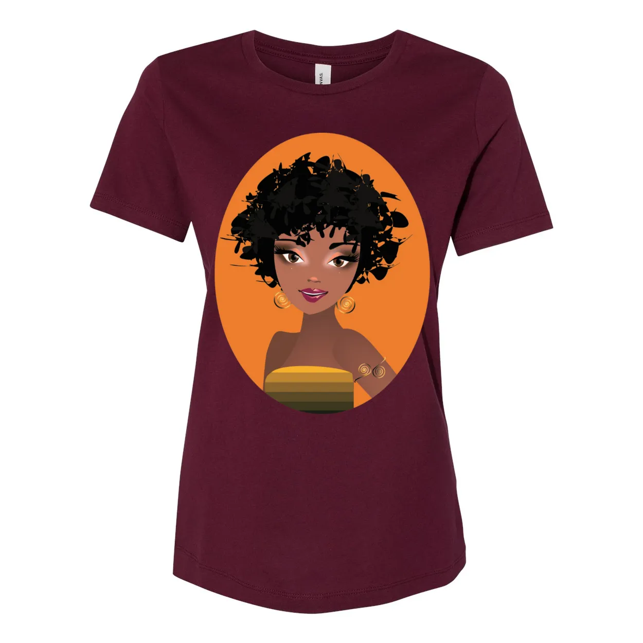 Natural Fro Yelani Tee – Women’s Relaxed Jersey Tee, Comfortable & Stylish