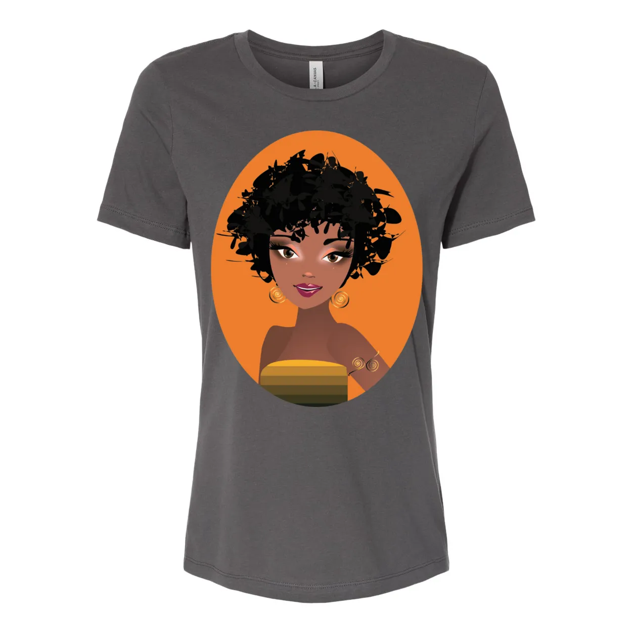 Natural Fro Yelani Tee – Women’s Relaxed Jersey Tee, Comfortable & Stylish