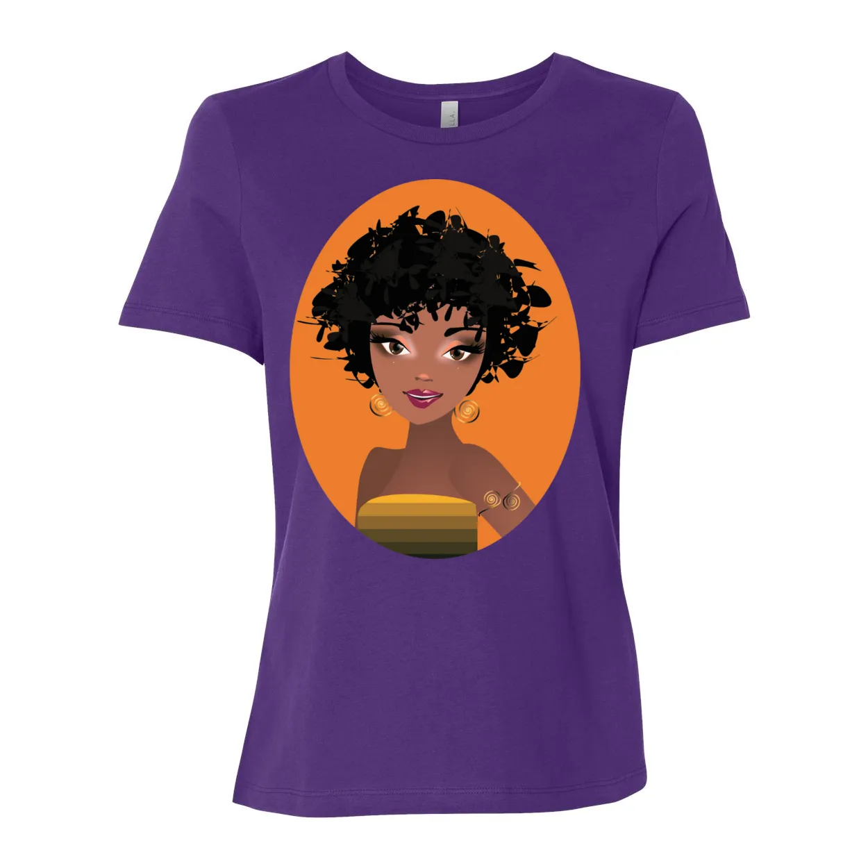 Natural Fro Yelani Tee – Women’s Relaxed Jersey Tee, Comfortable & Stylish