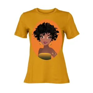 Natural Fro Yelani Tee – Women’s Relaxed Jersey Tee, Comfortable & Stylish