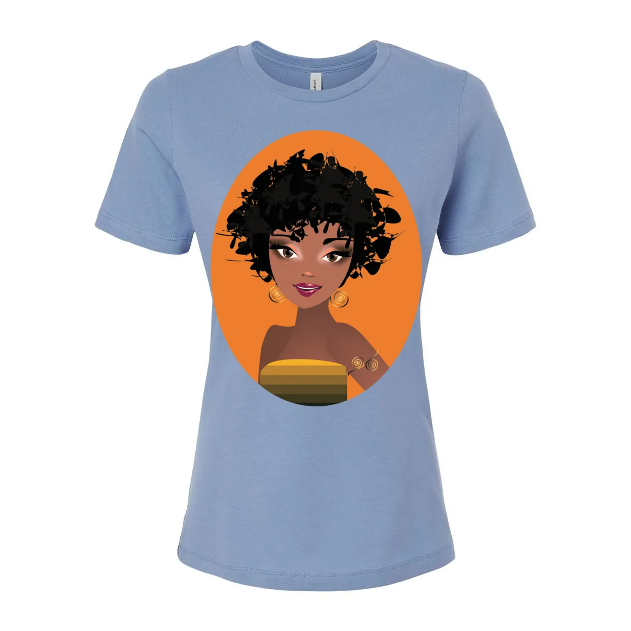 Natural Fro Yelani Tee – Women’s Relaxed Jersey Tee, Comfortable & Stylish