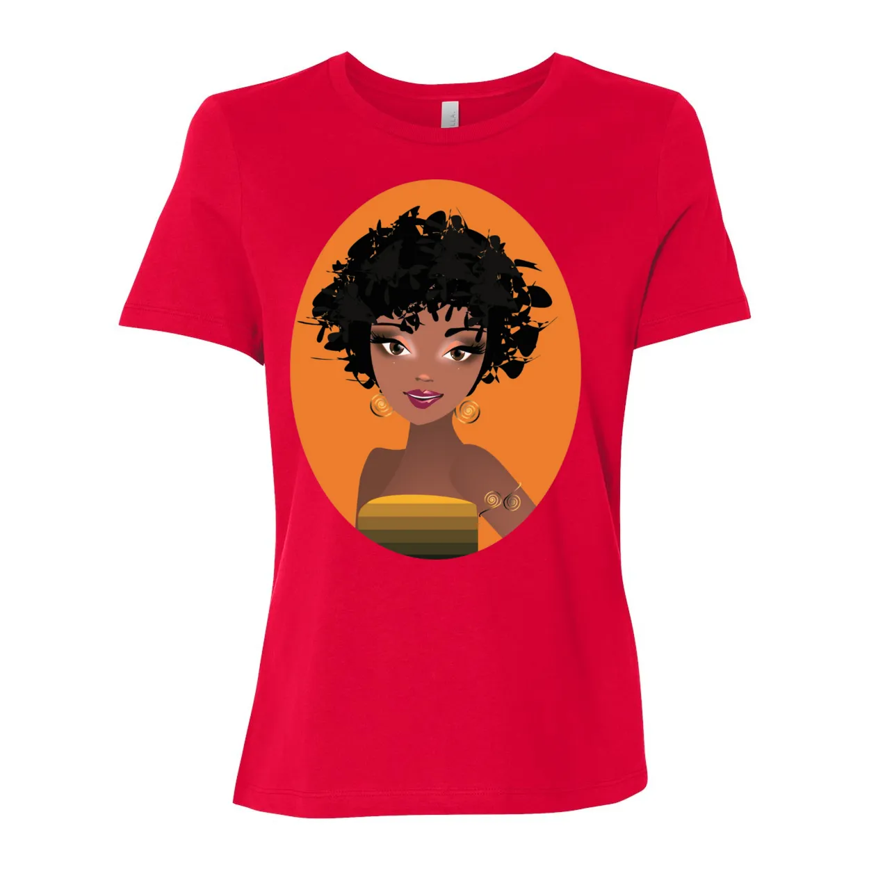 Natural Fro Yelani Tee – Women’s Relaxed Jersey Tee, Comfortable & Stylish