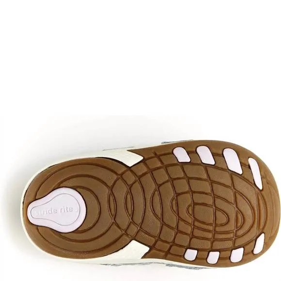 NEW STRIDE RITE kids soft motion artie sneaker in silver