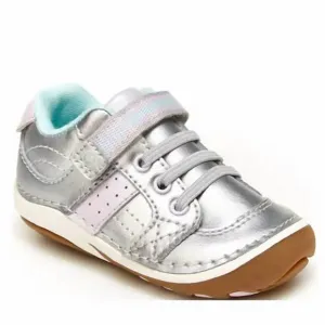 NEW STRIDE RITE kids soft motion artie sneaker in silver