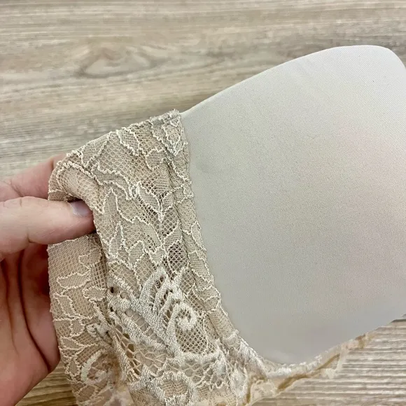 NWT Simone Perele Celeste Convertible or Strapless Bra Nude/Beige 36E
