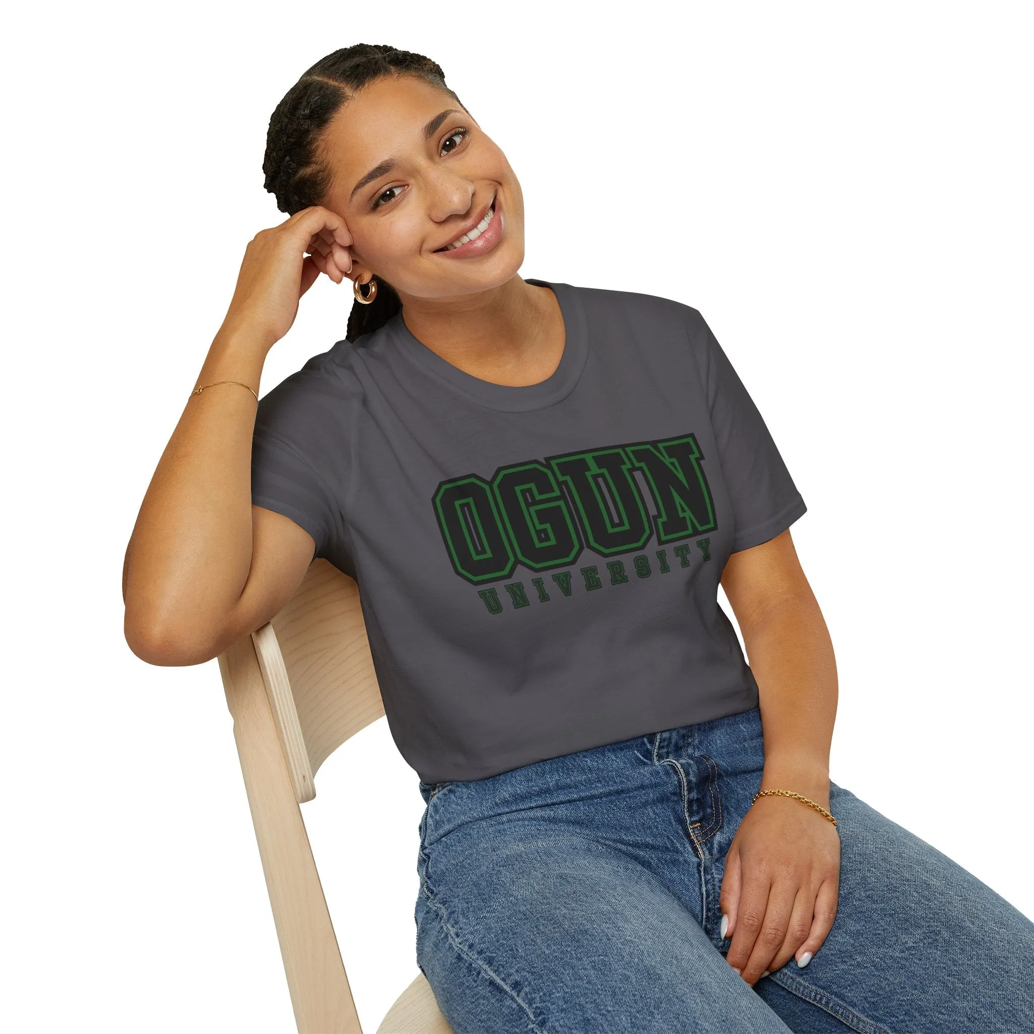 OGUN University Unisex Softstyle T-Shirt - Casual College Apparel