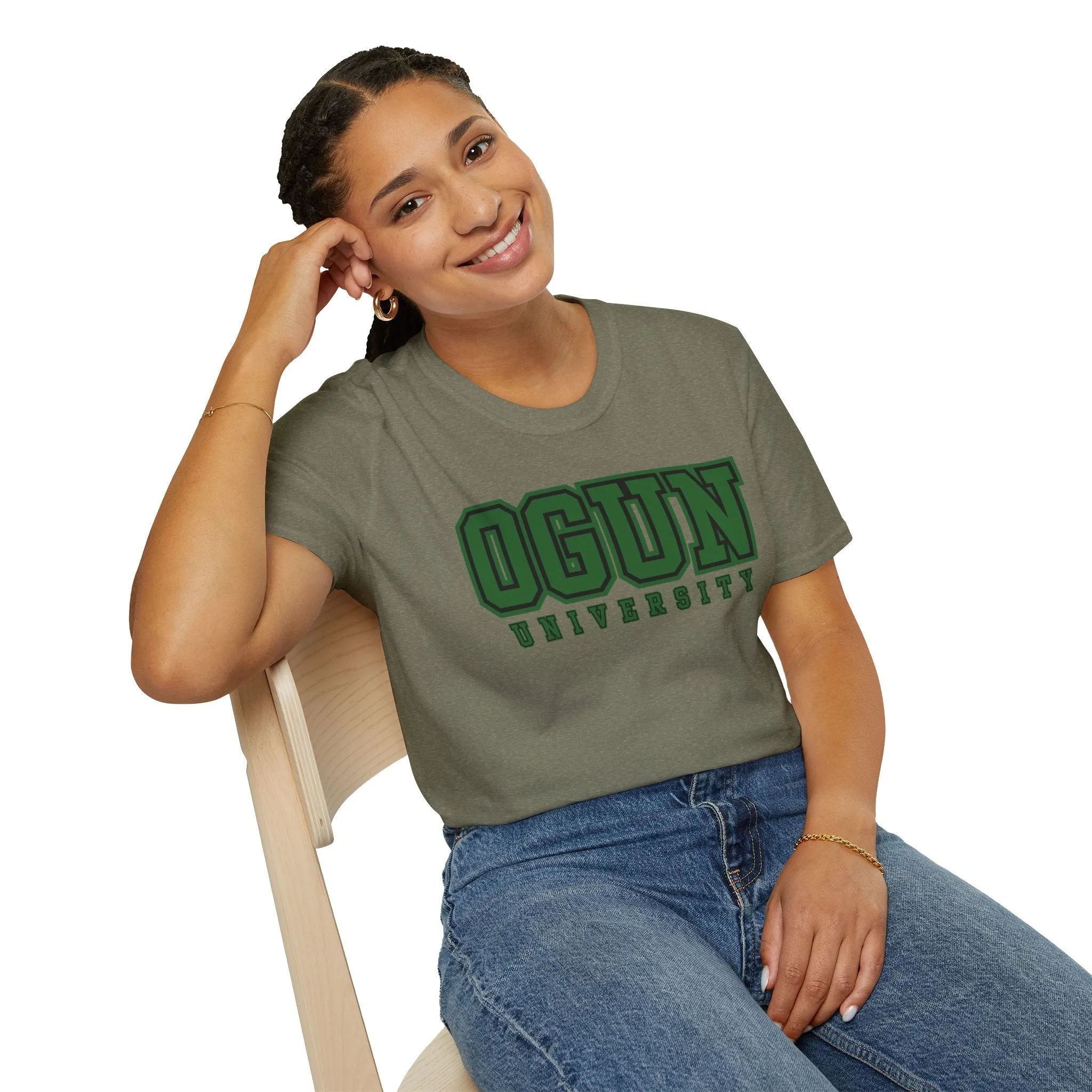 OGUN University Unisex Softstyle T-Shirt - Casual College Apparel
