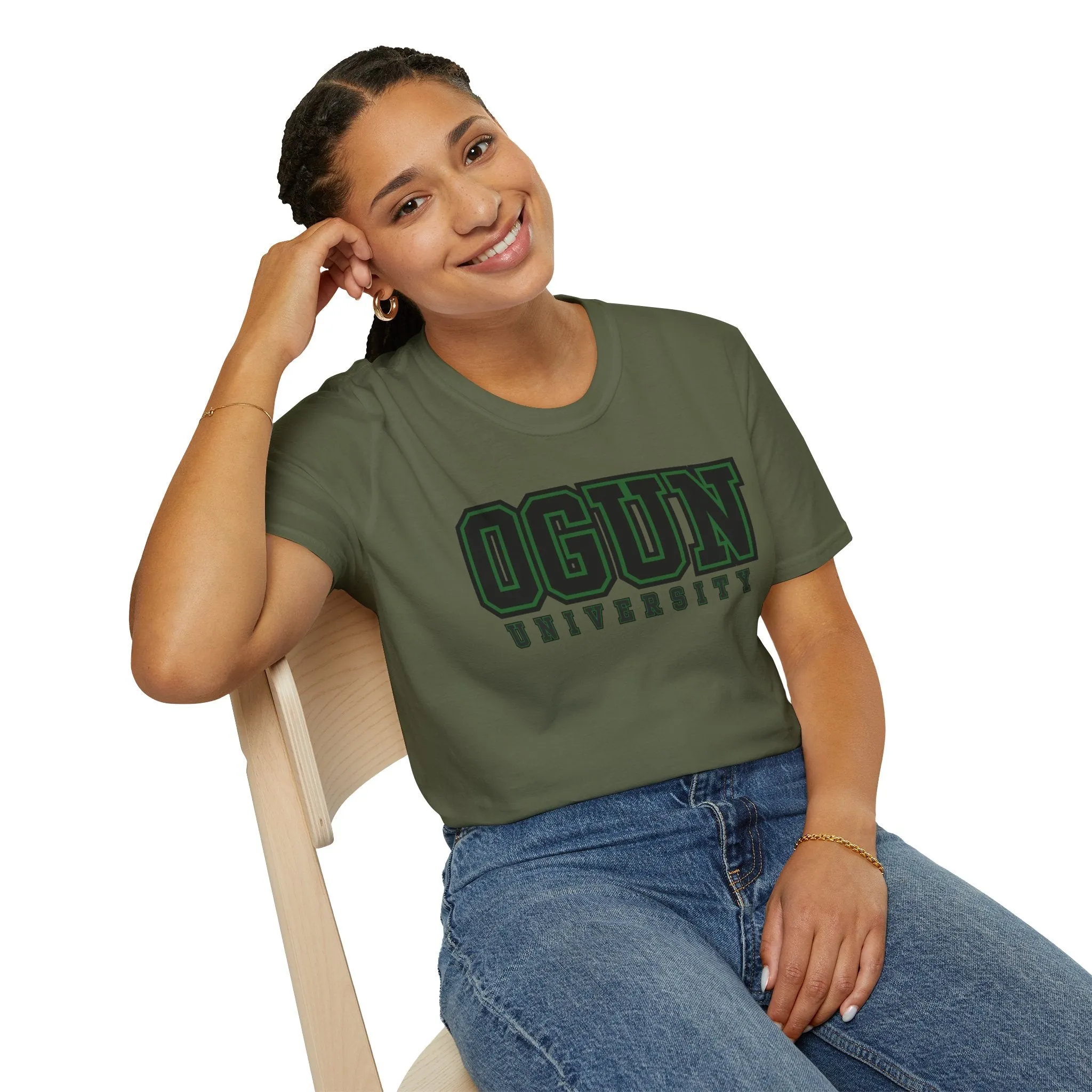 OGUN University Unisex Softstyle T-Shirt - Casual College Apparel