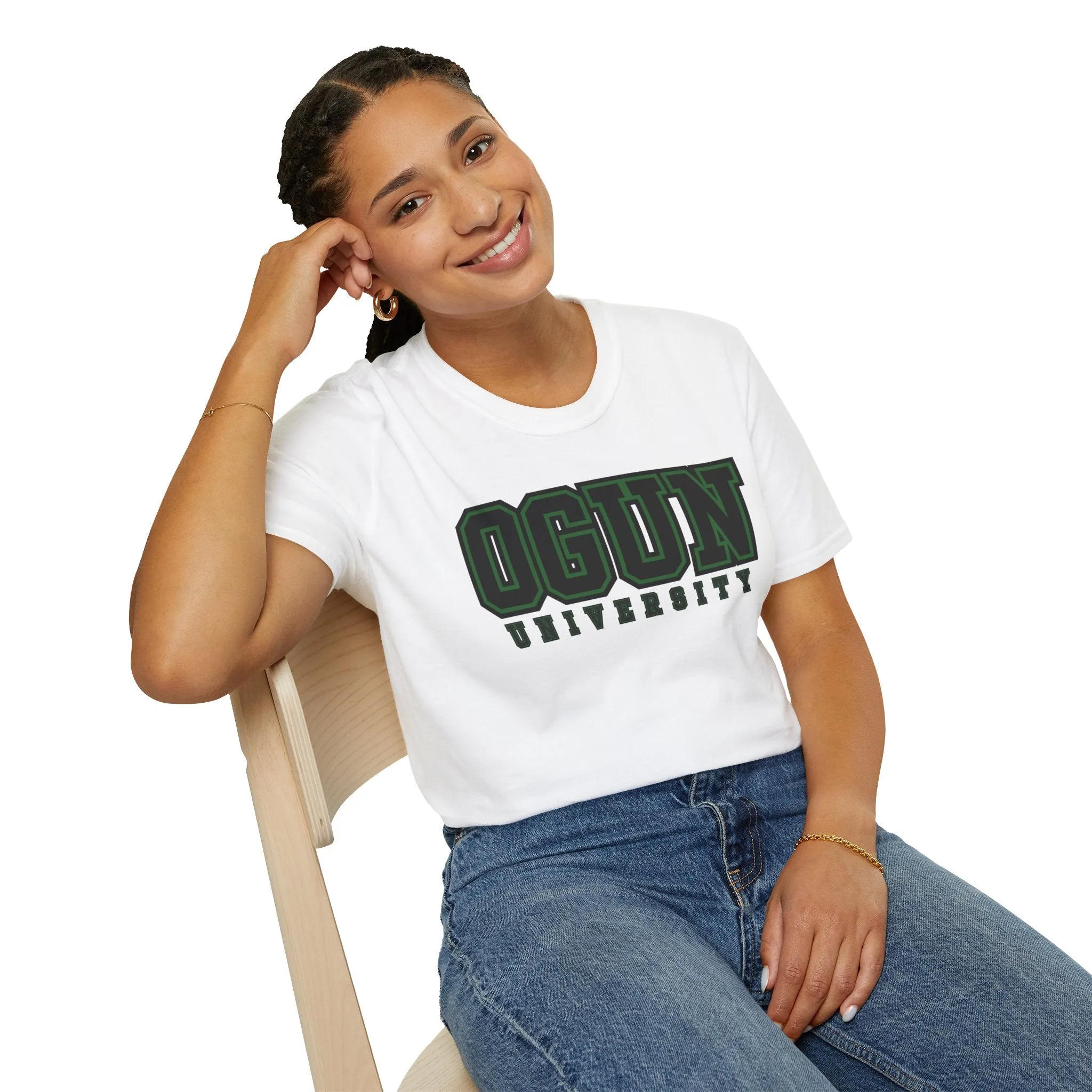 OGUN University Unisex Softstyle T-Shirt - Casual College Apparel
