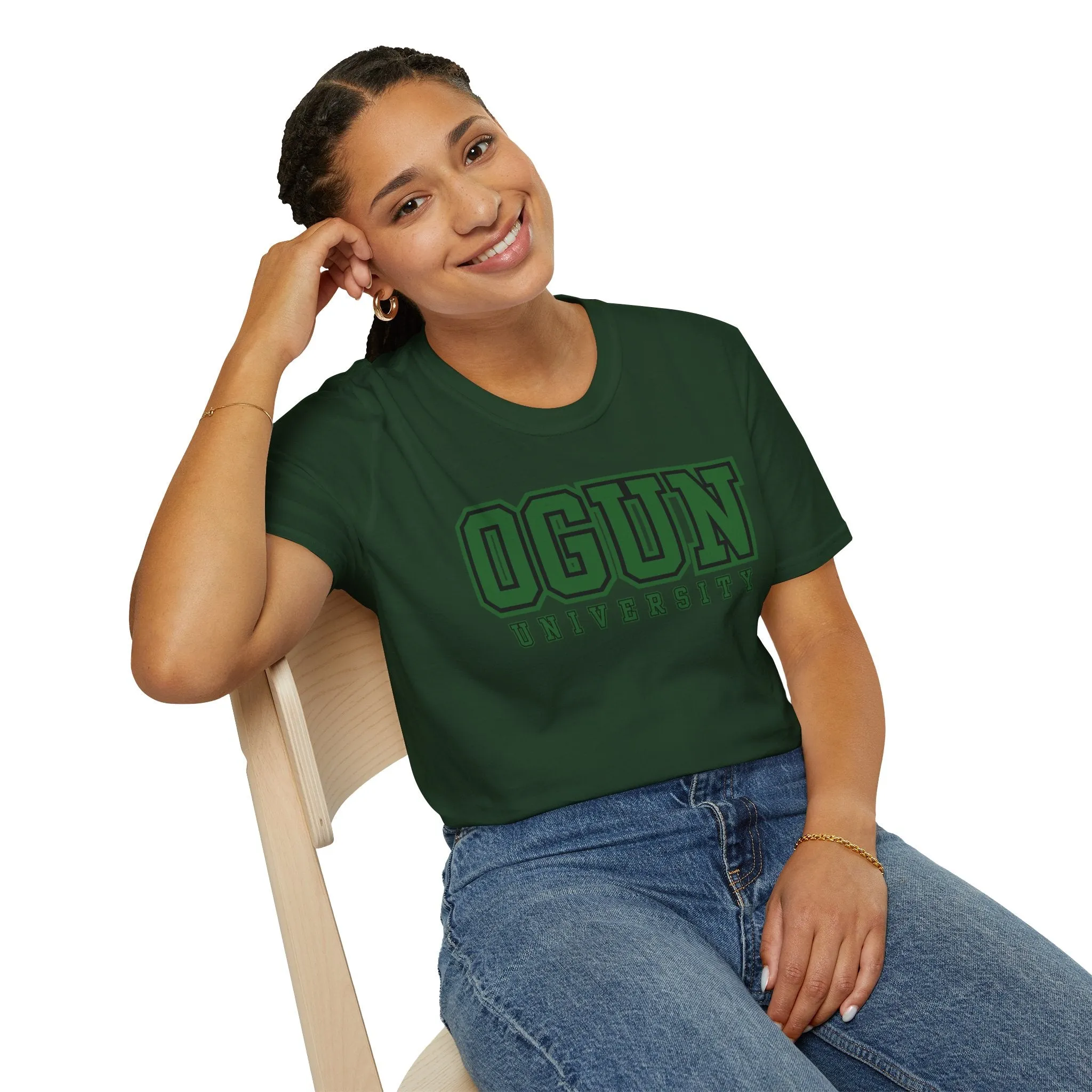 OGUN University Unisex Softstyle T-Shirt - Casual College Apparel