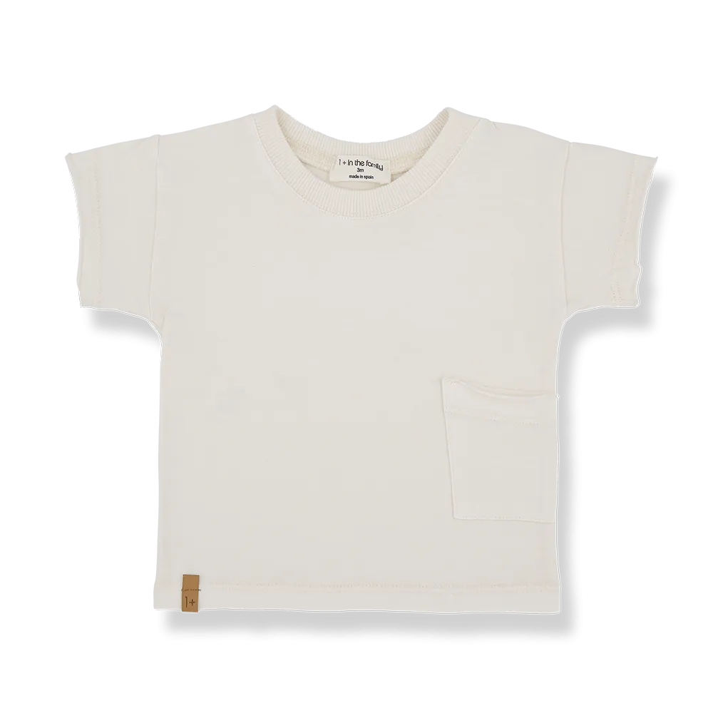 One More In The Family- XIMO off-white short sleeve shirt