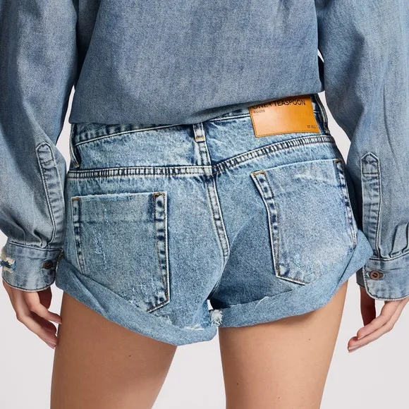 One teaspoon Denim Blue Women's Shorts