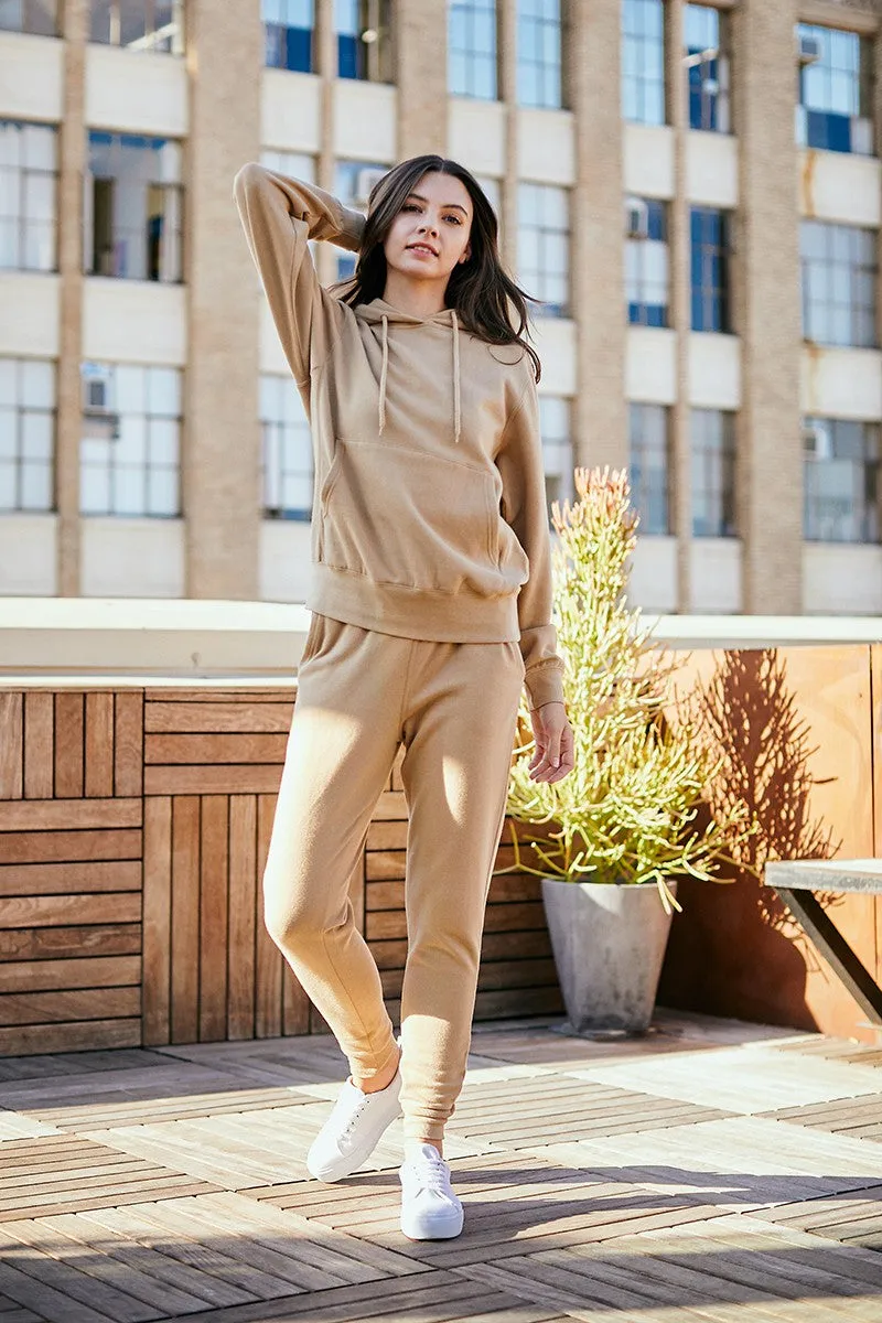 OVERSIZED FLEECE RELAXED FIT PULLOVER HOODIE