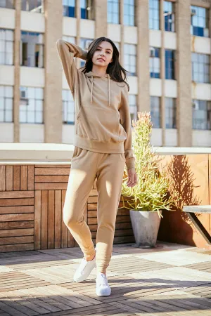 OVERSIZED FLEECE RELAXED FIT PULLOVER HOODIE