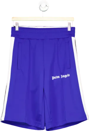 Palm Angels Blue Track Shorts XS