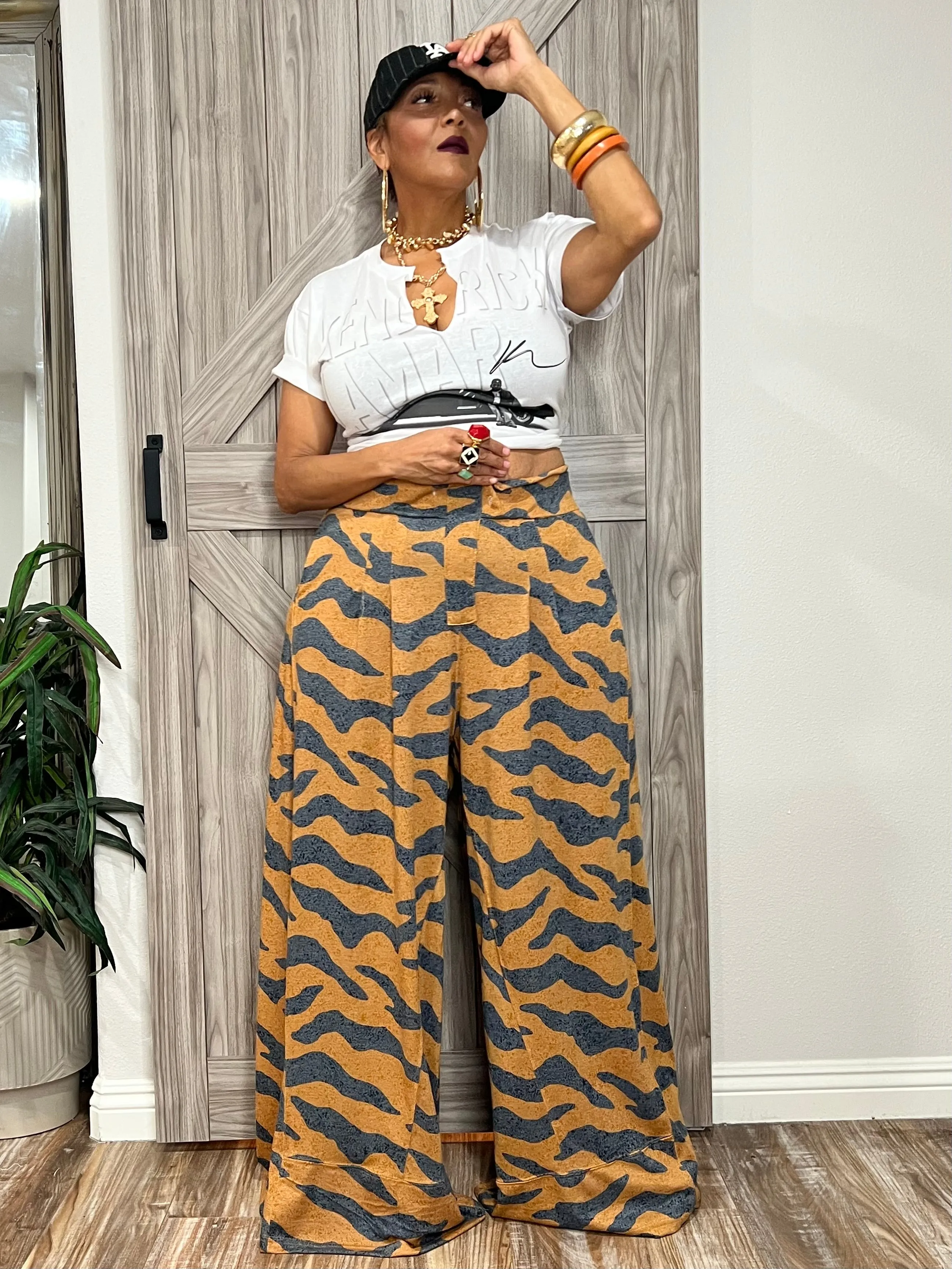 PARKER PANTS-TIGER STRIPES