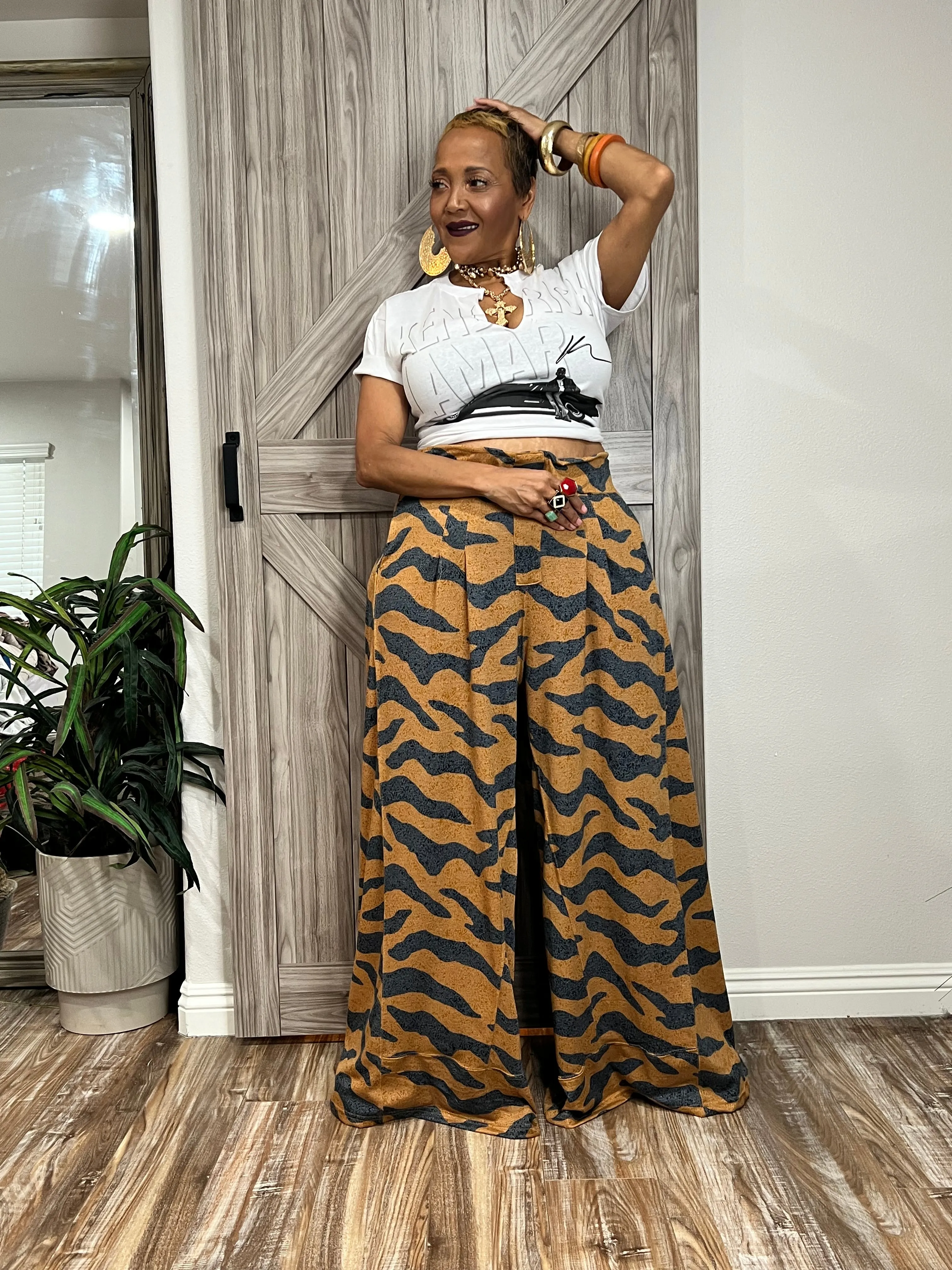 PARKER PANTS-TIGER STRIPES