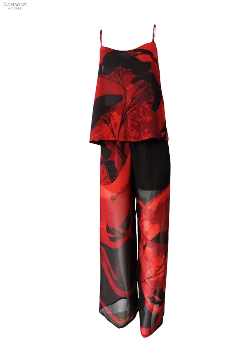 Passione Red Pantsuit