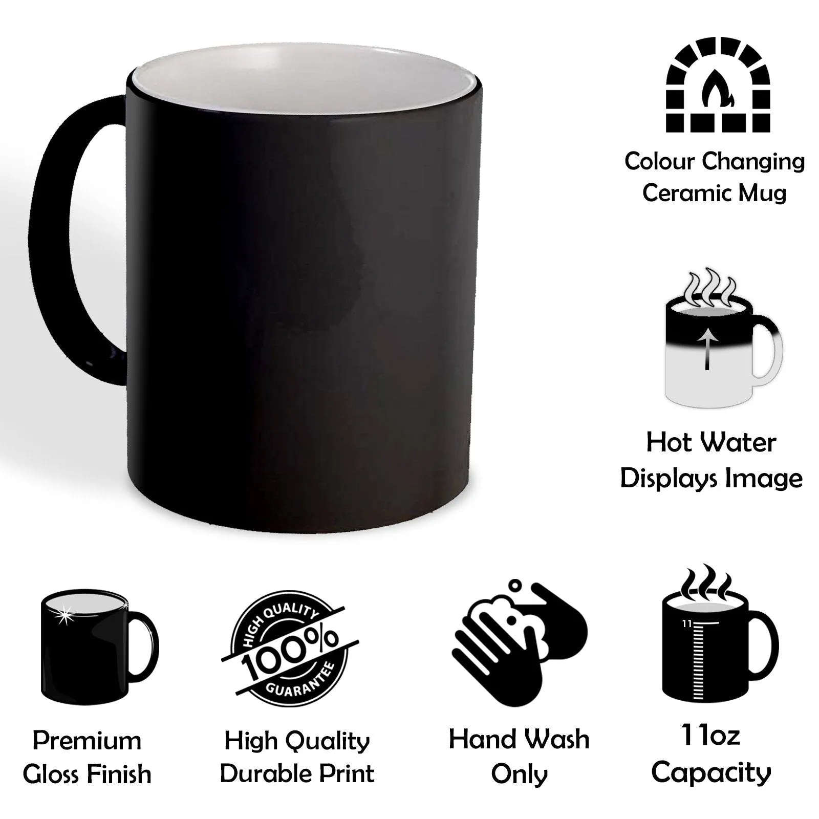 Personalised Mug with Stylish Text and Flamingo