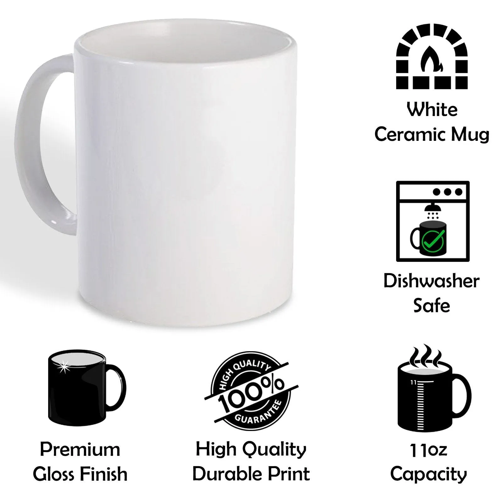 Personalised Mug with Stylish Text and Flamingo