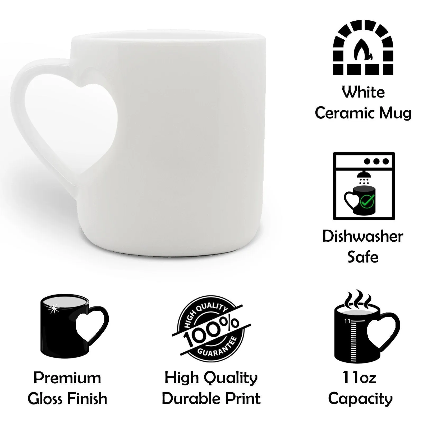 Personalised Mug with Stylish Text and Flamingo