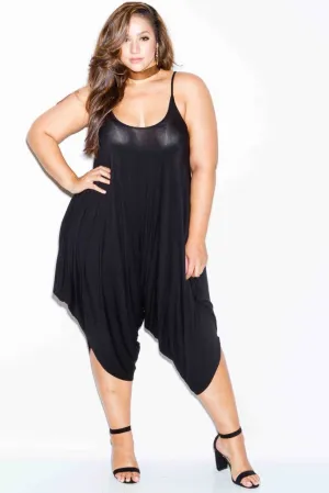 Plus Size Relaxed Trendy Harem Jumpsuit