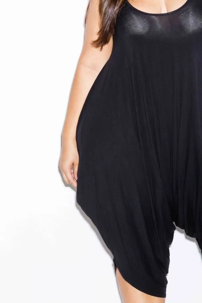 Plus Size Relaxed Trendy Harem Jumpsuit