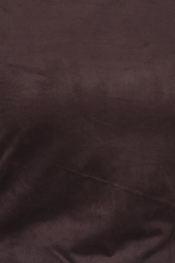 Plus Size Stylish Suede Dark Grey Maxi Tee