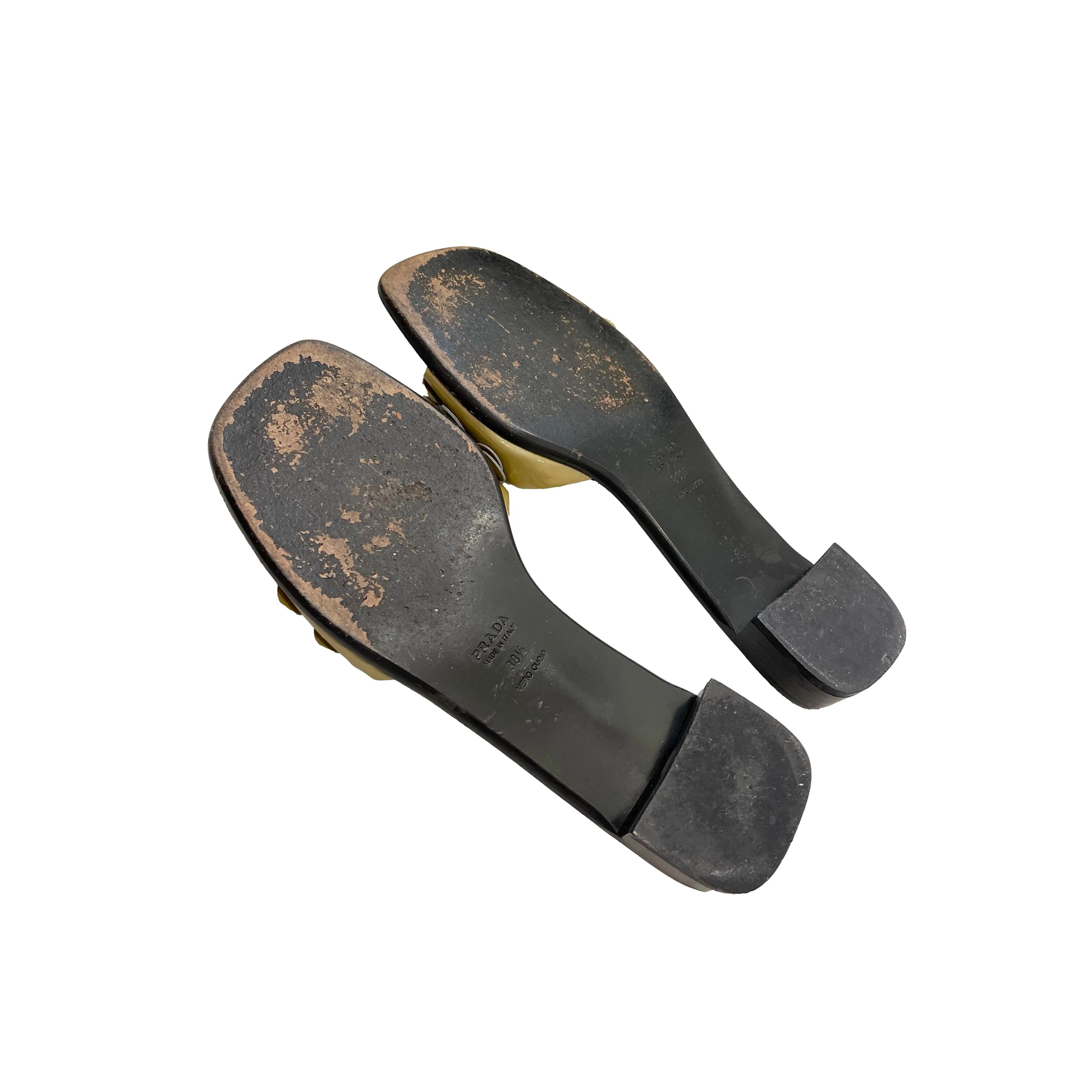 Prada Silver Sequins Sandals-38.5