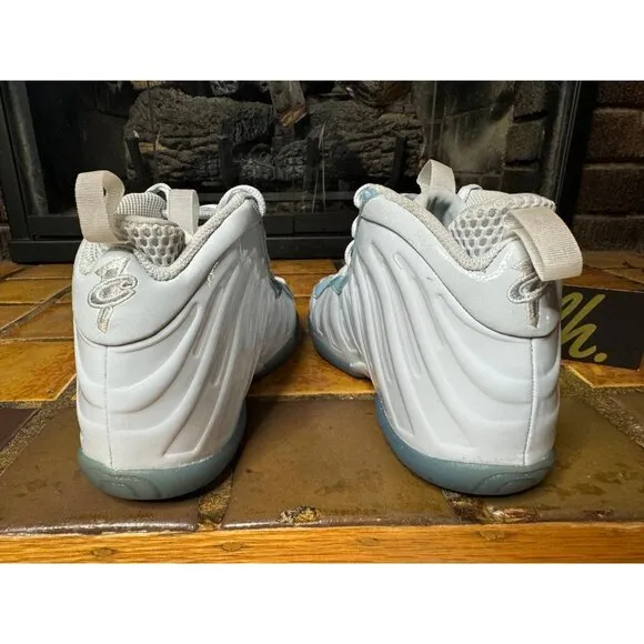 PreSchool 1.5y Nike Little Posite One White Aura Worn Blue Shoes DM1095-400