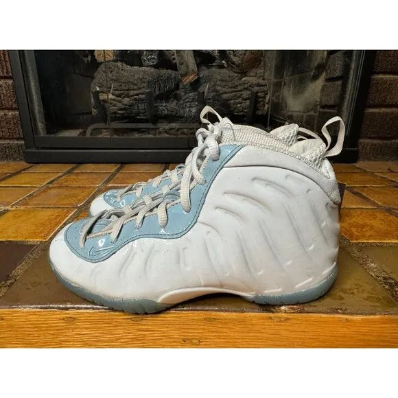 PreSchool 1.5y Nike Little Posite One White Aura Worn Blue Shoes DM1095-400