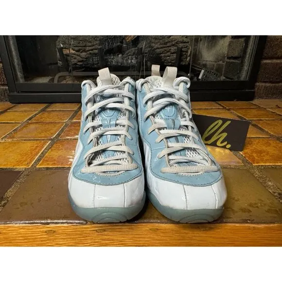 PreSchool 1.5y Nike Little Posite One White Aura Worn Blue Shoes DM1095-400