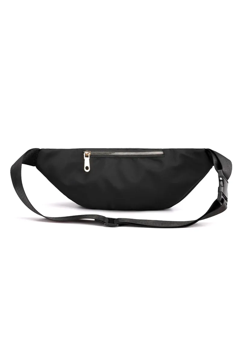 Quilted Multi Pocket Belt Bag