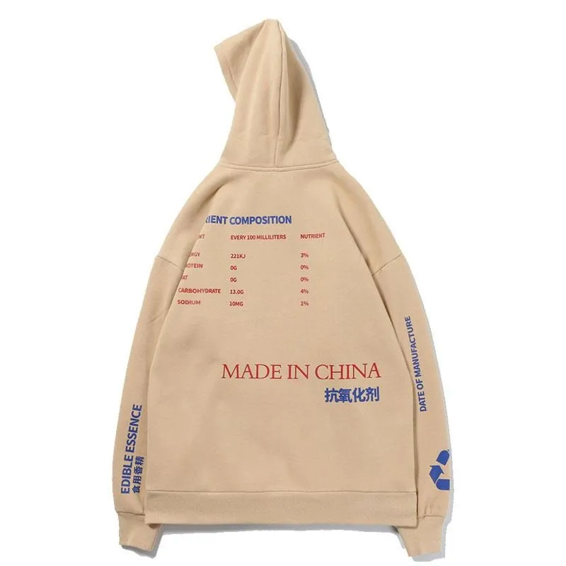 "BLACK TEA" Sweat-shirt Hoodie à Capuche Blanc - URB1™