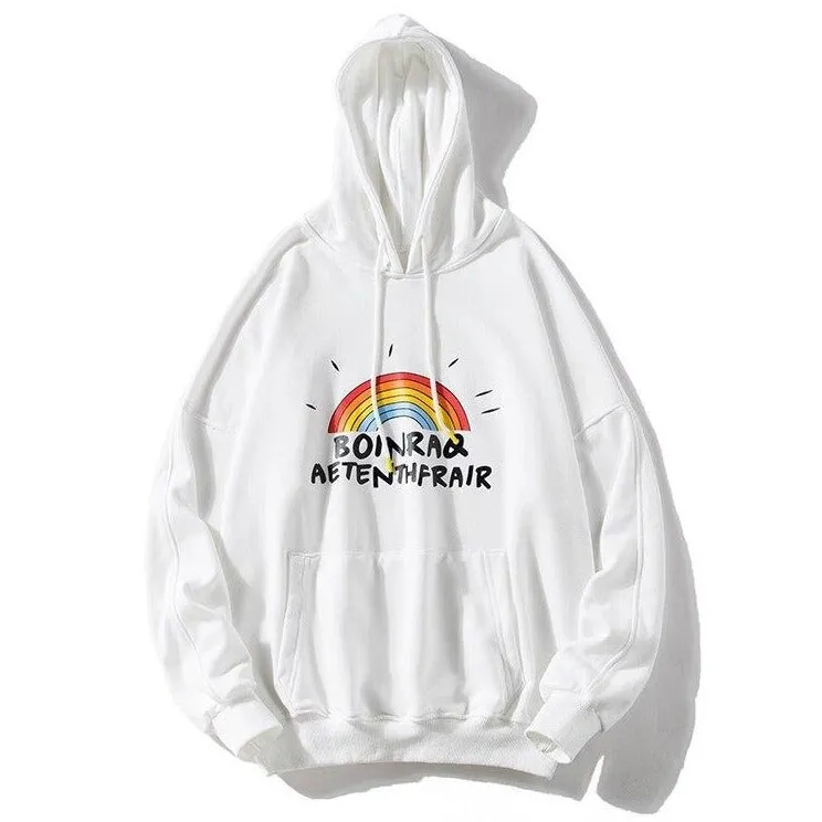 "BOINRAQ" SWEATSHIRT HOODIE À CAPUCHE NOIR - URB1™