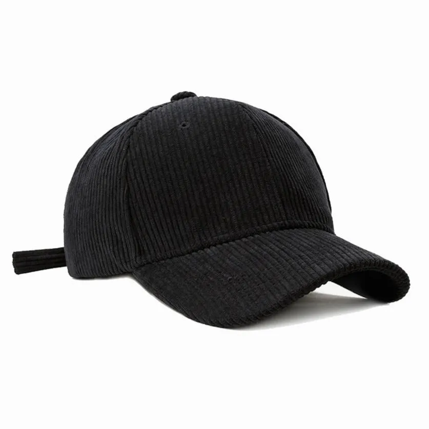 "CAP" Casquette Baseball Snapback en Velour Bleu Marine - URB1™