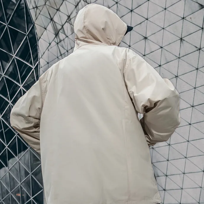 "CRGD" Veste Coupe Vent Beige Streetwear - URB1™