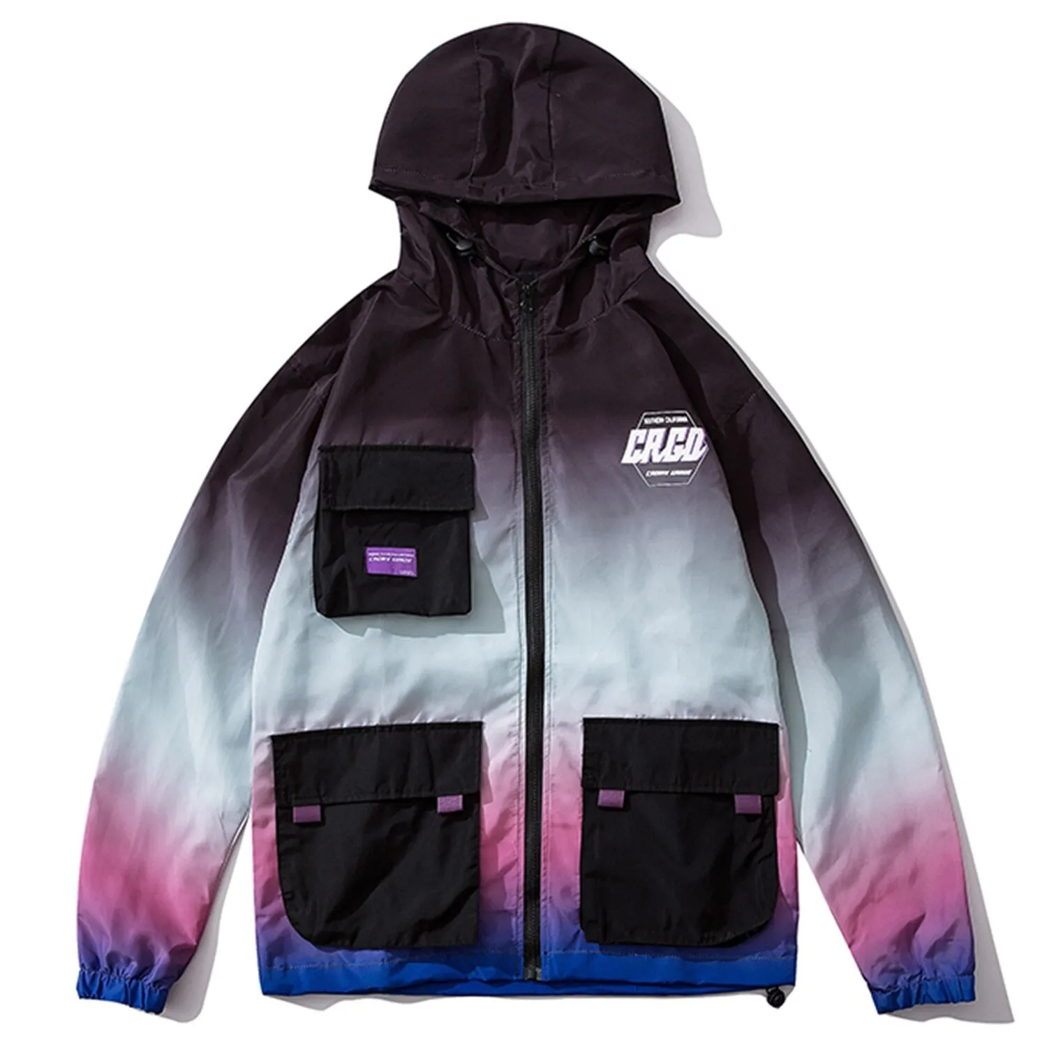 "CRGD" Veste Coupe Vent Beige Streetwear - URB1™