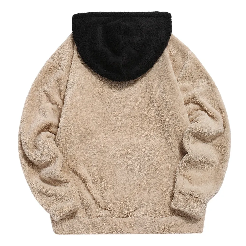 "DESIGN" Sweat-shirt Vert Beige Hoodie à capuche Molletonné - URB1™