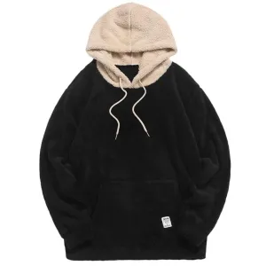 "DESIGN" Sweat-shirt Vert Beige Hoodie à capuche Molletonné - URB1™