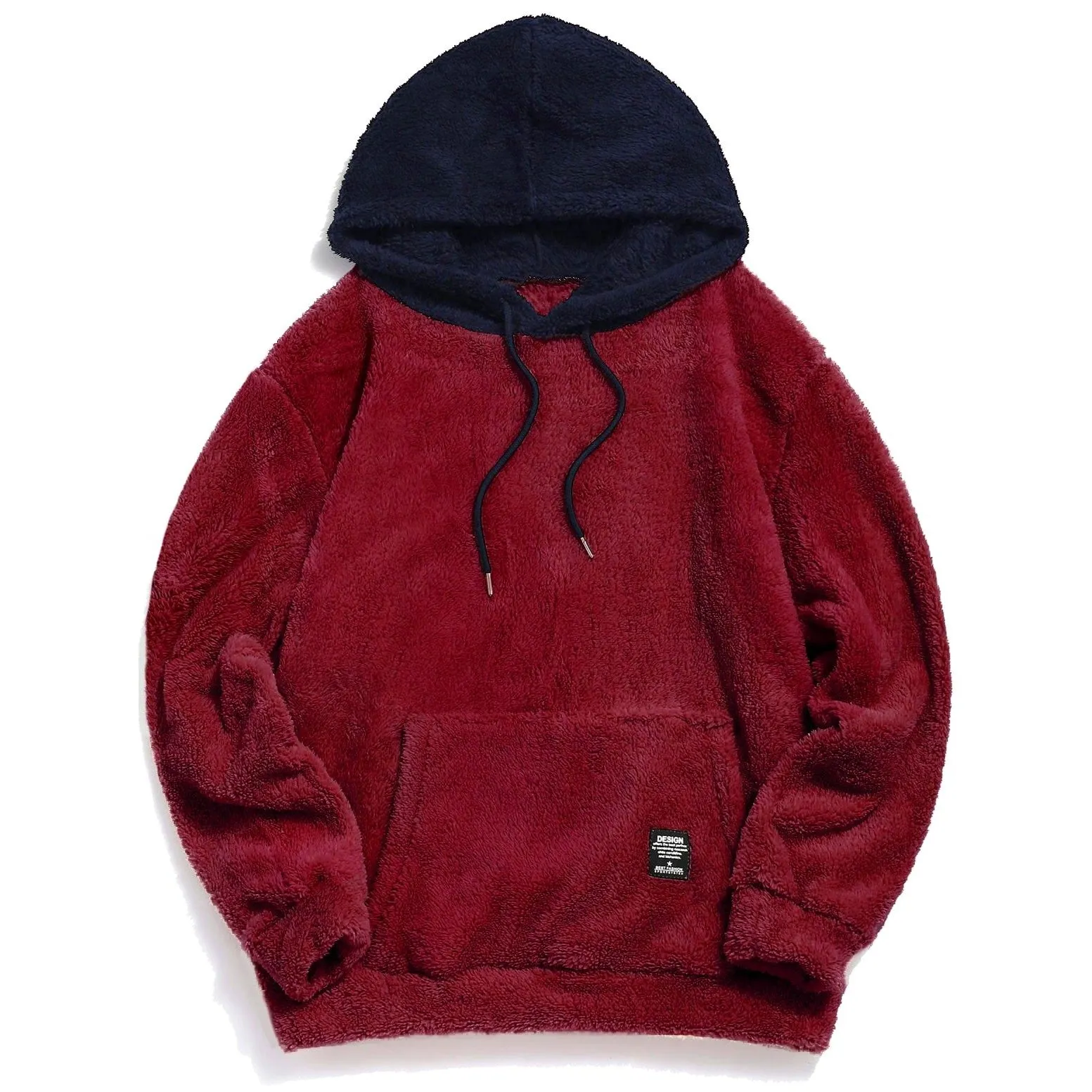 "DESIGN" Sweat-shirt Vert Beige Hoodie à capuche Molletonné - URB1™