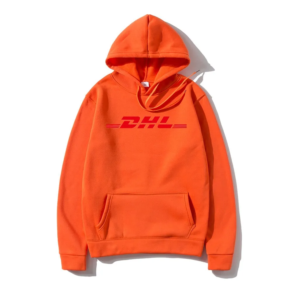 "DHL EXPRESS" Sweat-shirt Pull à capuche Jaune - URB1™