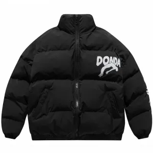 "DONDA" Parka Doudoune Matelassée Noir - URB1™