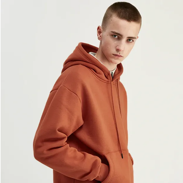 "ESSENTIAL" SWEATSHIRT BLEU HOODIE À CAPUCHE - URB1™