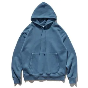 "ESSENTIAL" SWEATSHIRT BLEU HOODIE À CAPUCHE - URB1™