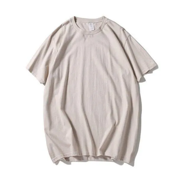 "ESSENTIAL" T-SHIRT BASIQUE UNI BLANC STREETWEAR - URB1™