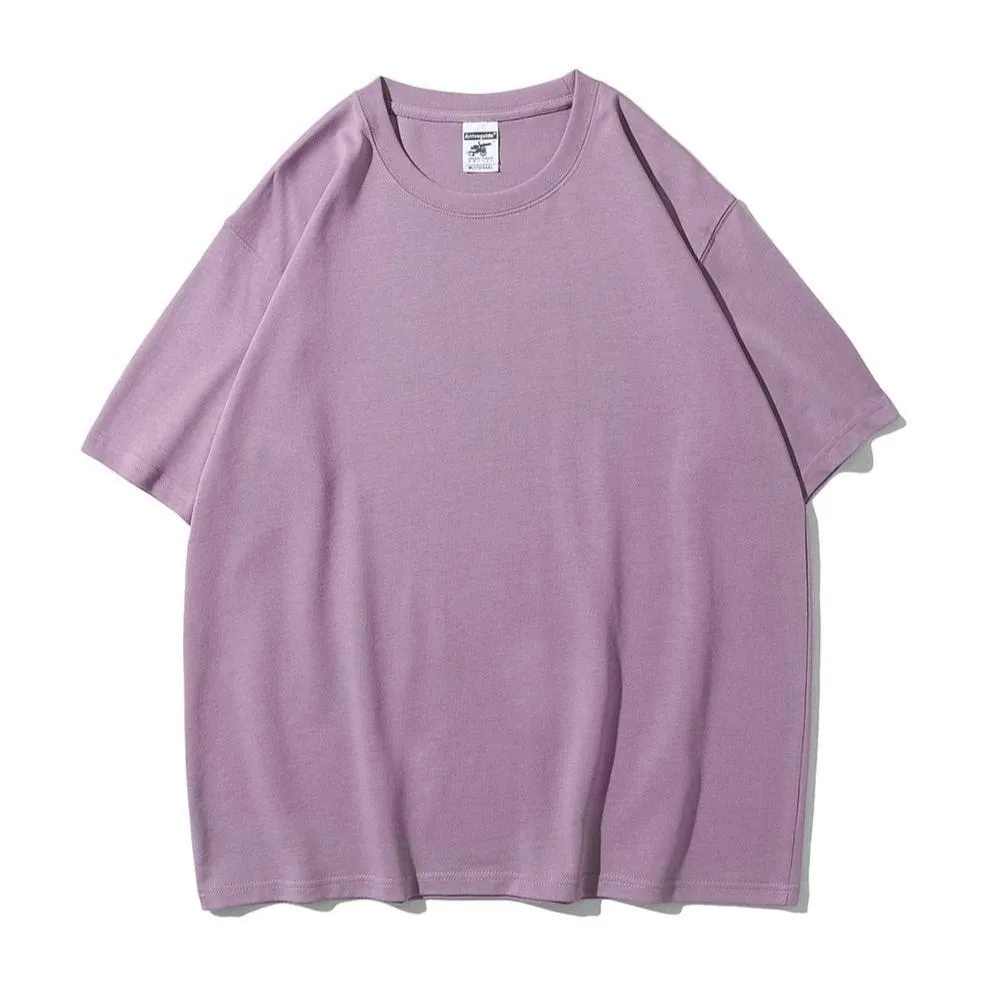 "ESSENTIAL" T-SHIRT BASIQUE UNI VERT PÂLE STREETWEAR - URB1™