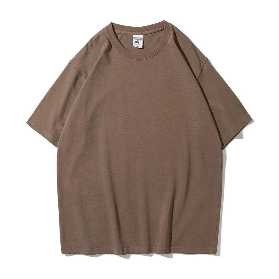 "ESSENTIAL" T-SHIRT BASIQUE UNI VERT PÂLE STREETWEAR - URB1™