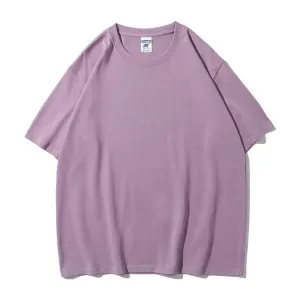 "ESSENTIAL" T-SHIRT BASIQUE UNI VIOLET STREETWEAR - URB1™